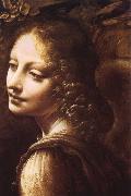 Madonna in the rock grottos(Details Leonardo Da Vinci